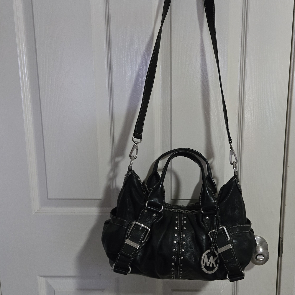 Michael Kors Black Studded Women's Bag